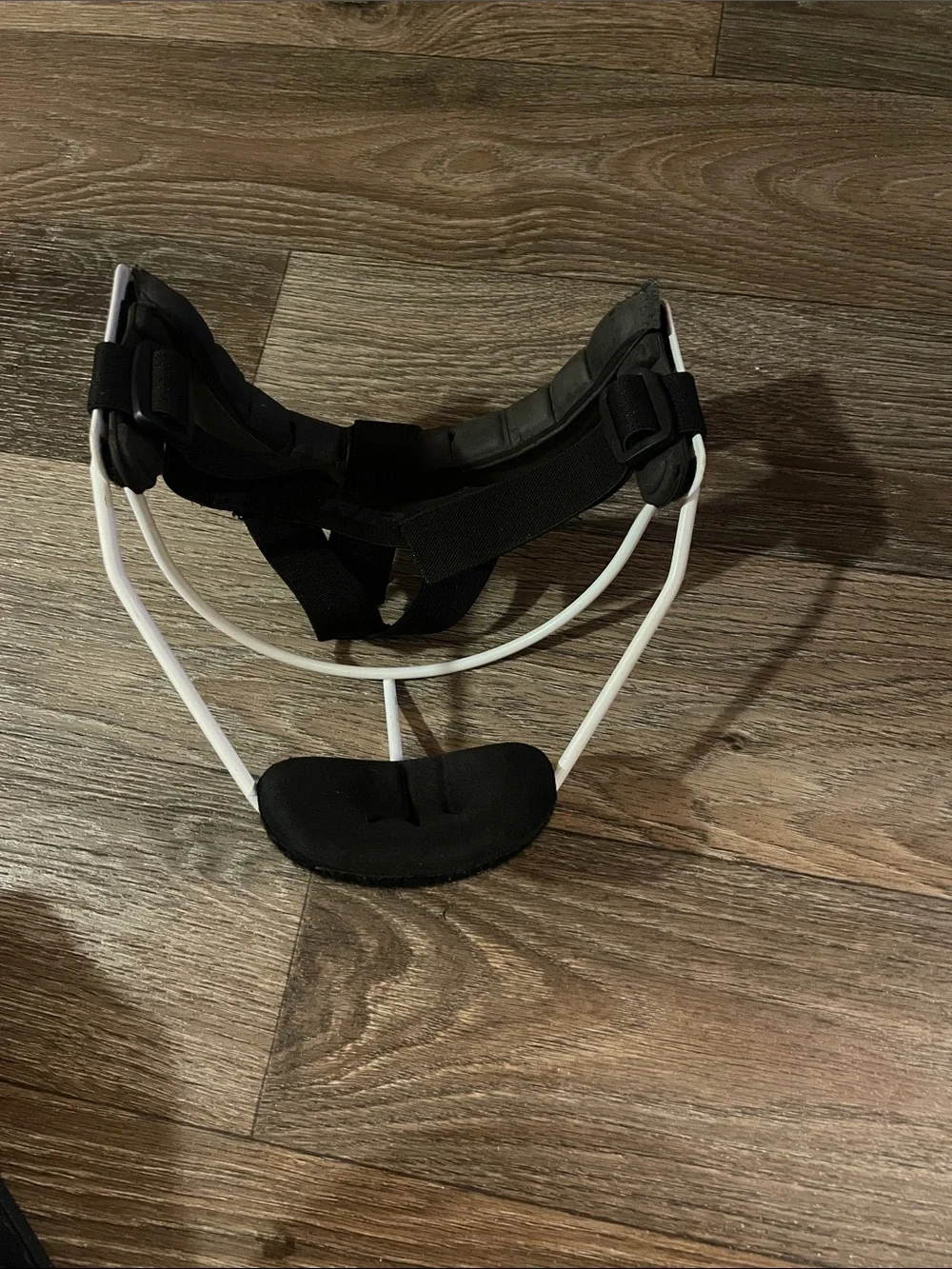 White face guard Headgear with Adjustable Straps